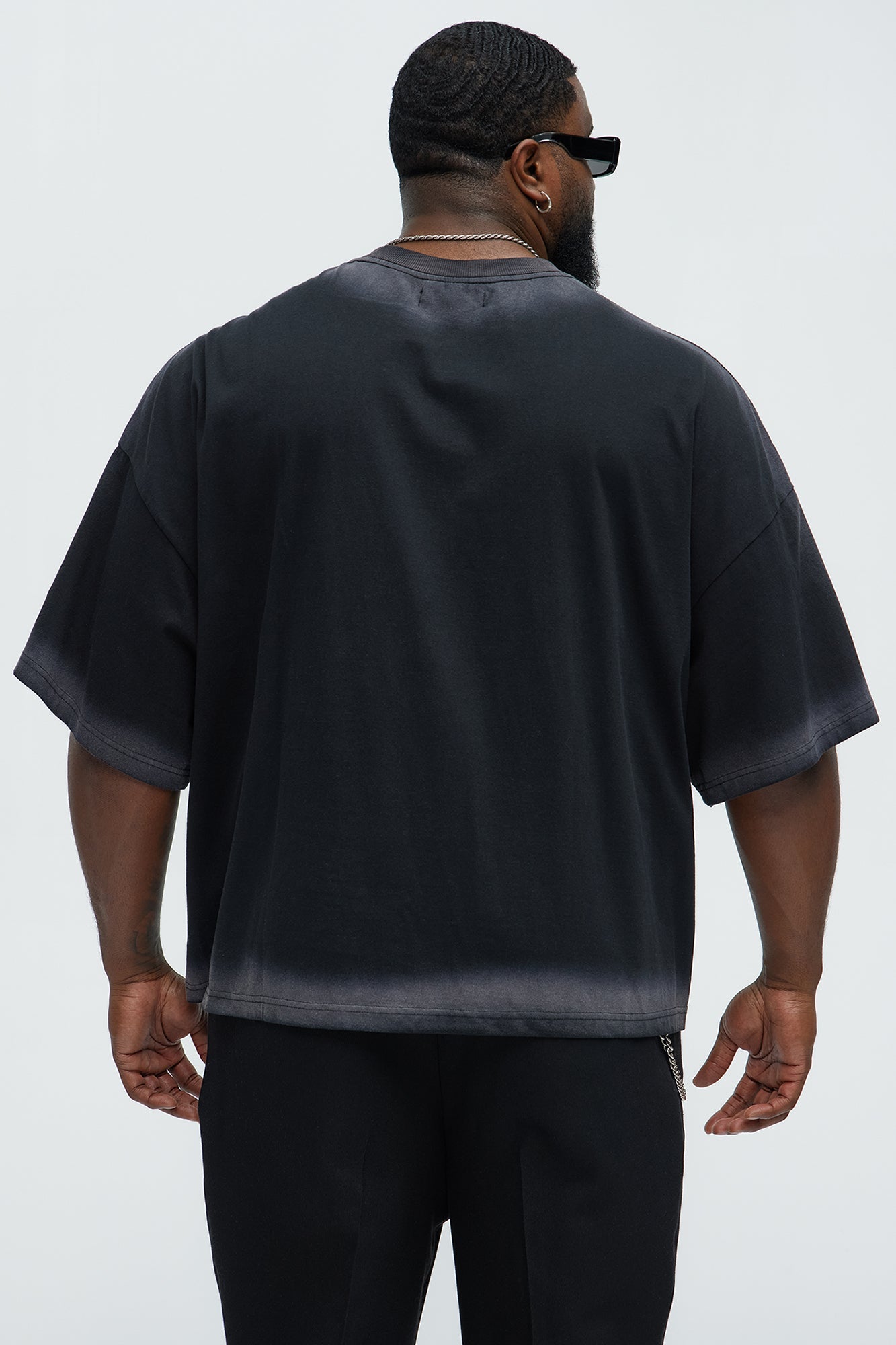 Dirty Wash Heavyweight Boxy Tee - Black