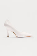 Wicked Patent Pumps - White
