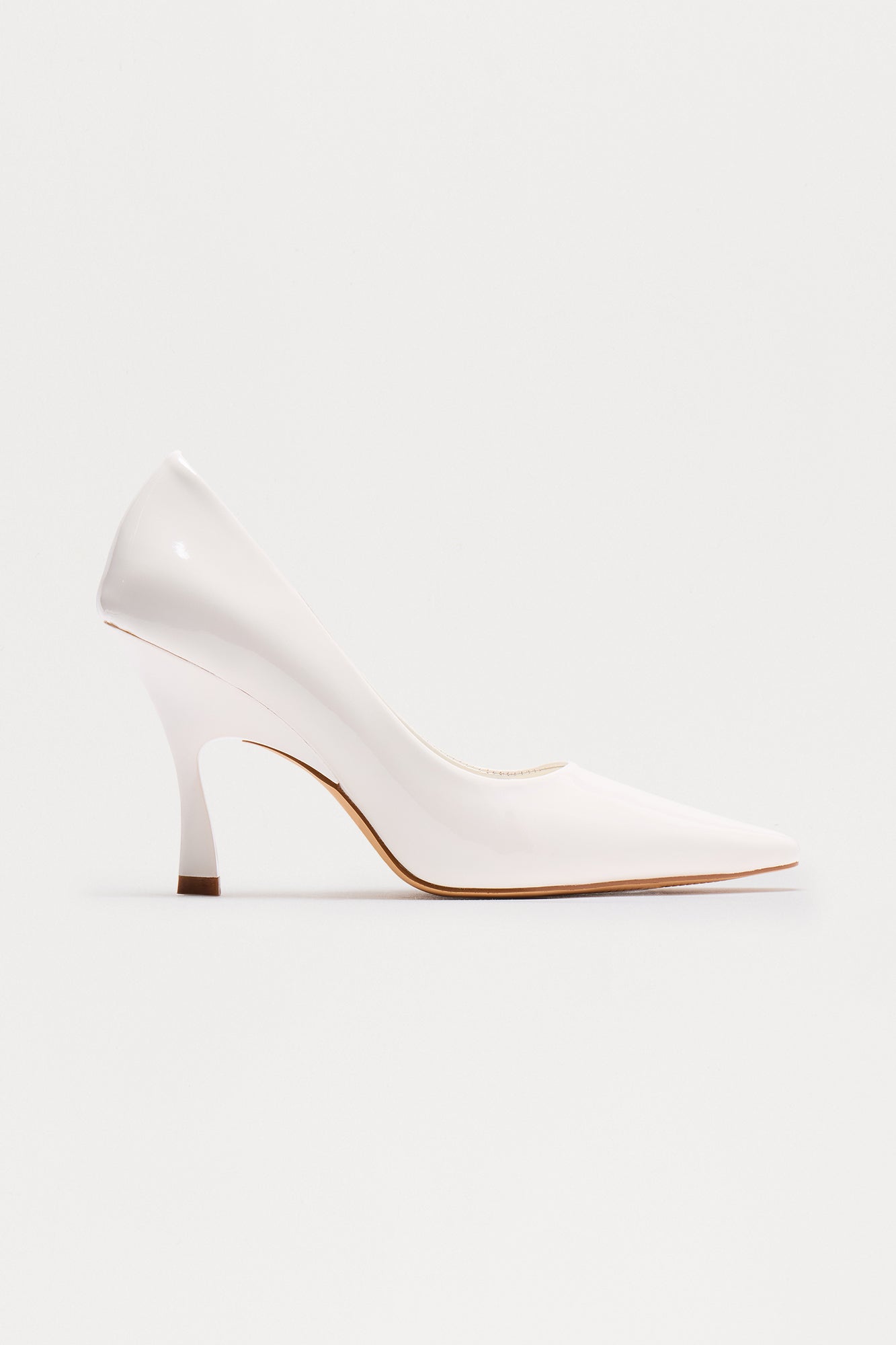 Wicked Patent Pumps - White