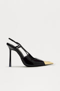 Stamp It Slingback Pumps - Black