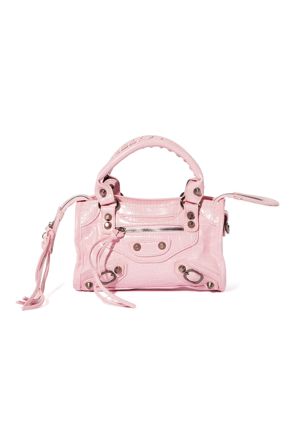 Extravagant Motion Satchel Handbag - Pink