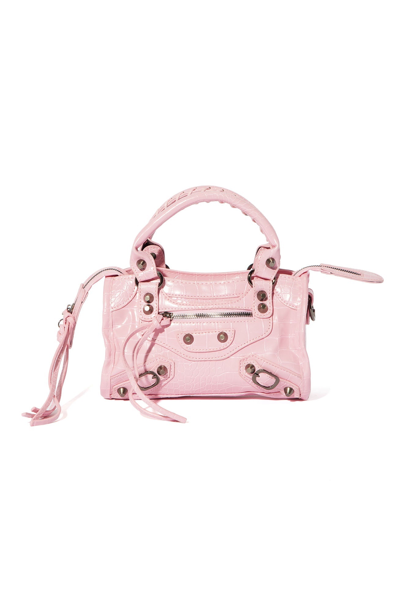 Extravagant Motion Satchel Handbag - Pink