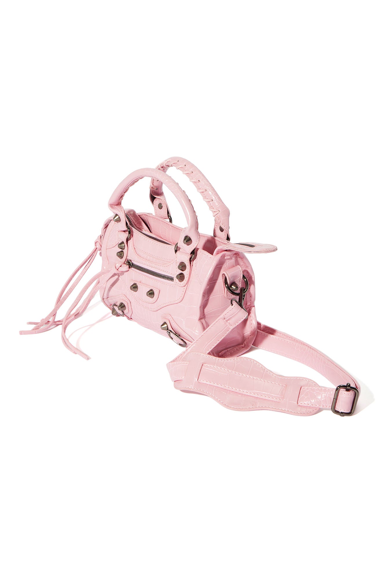 Extravagant Motion Satchel Handbag - Pink