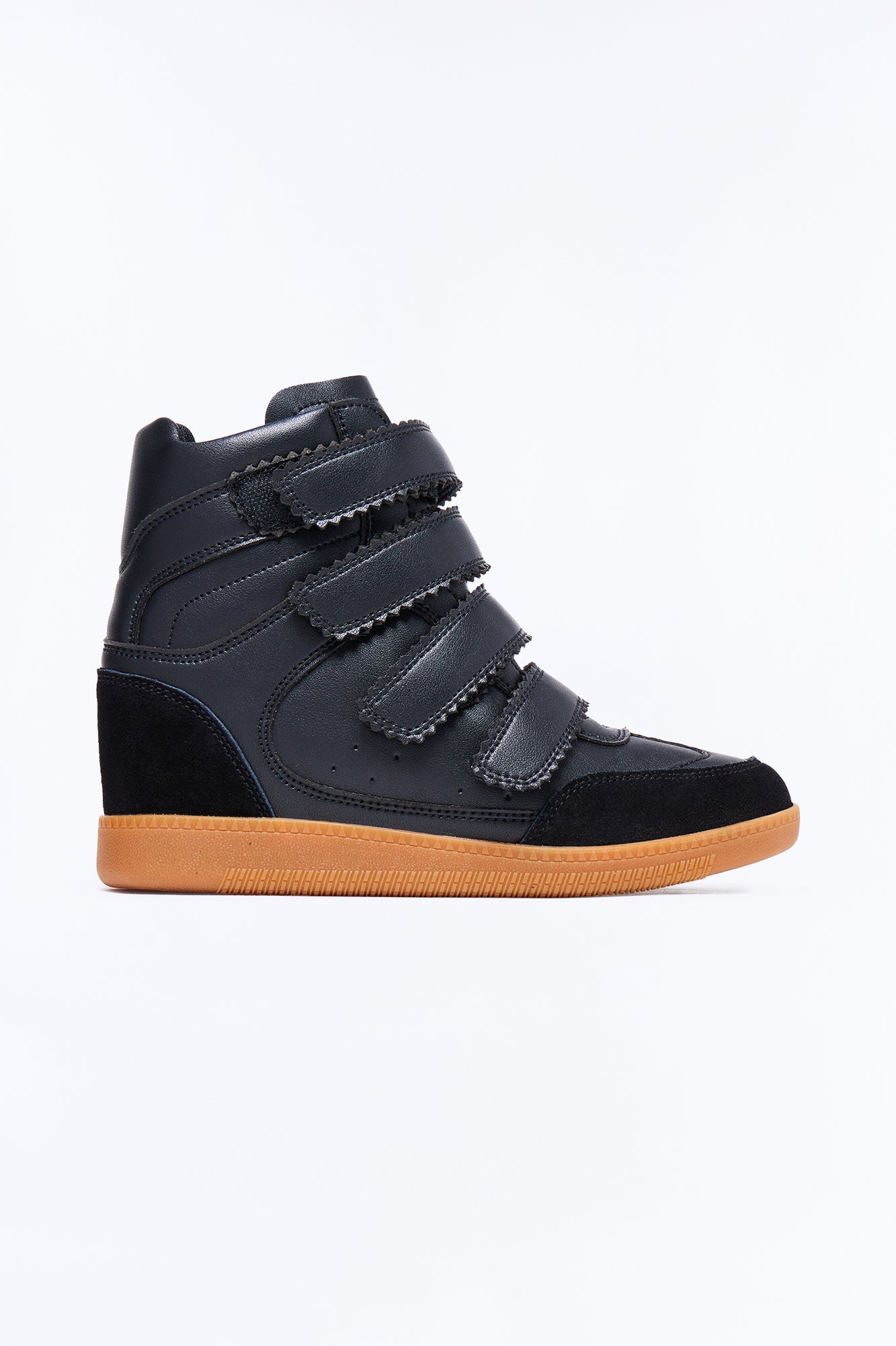 Tari Wedge Sneakers - Black