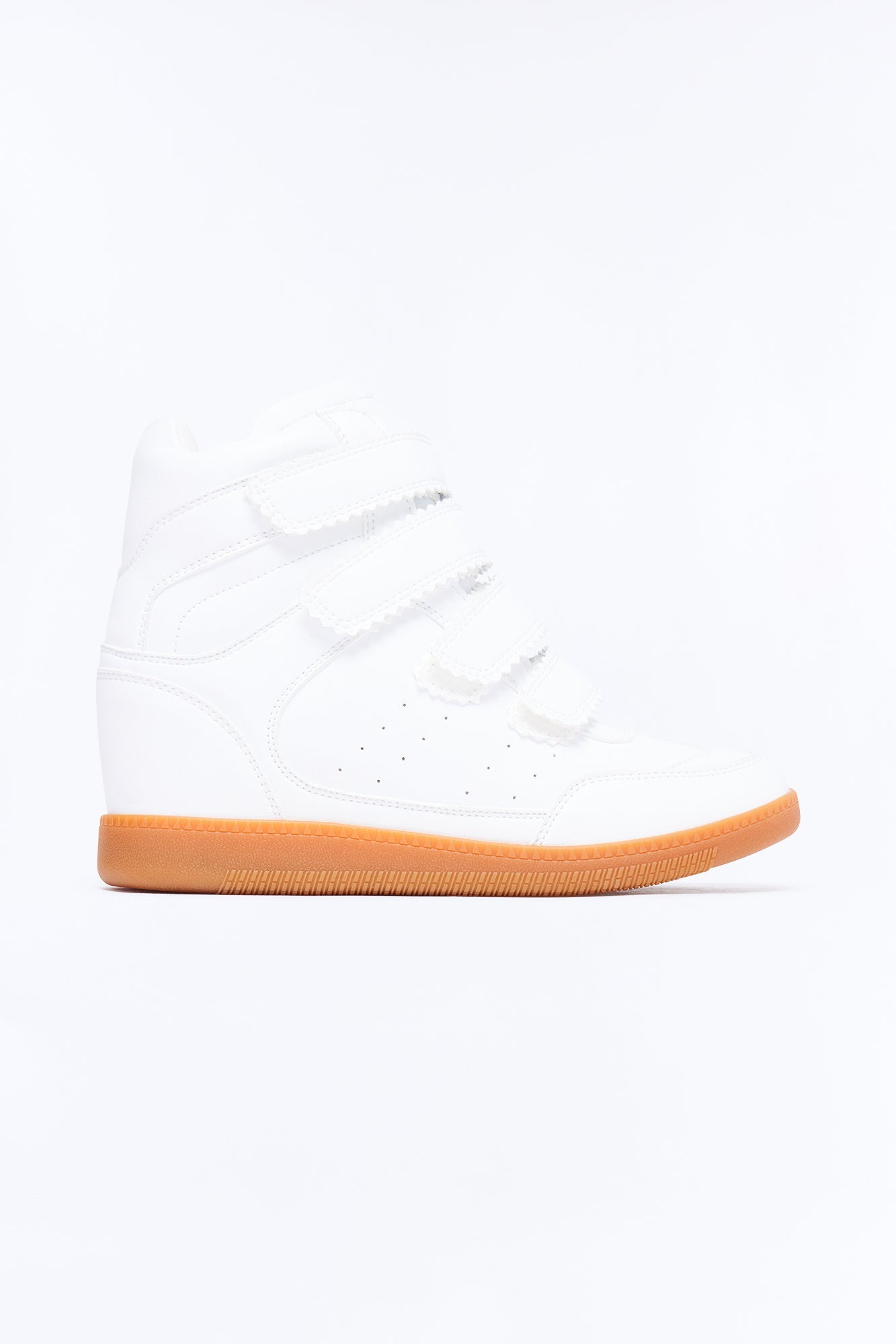 Tari Wedge Sneakers - White