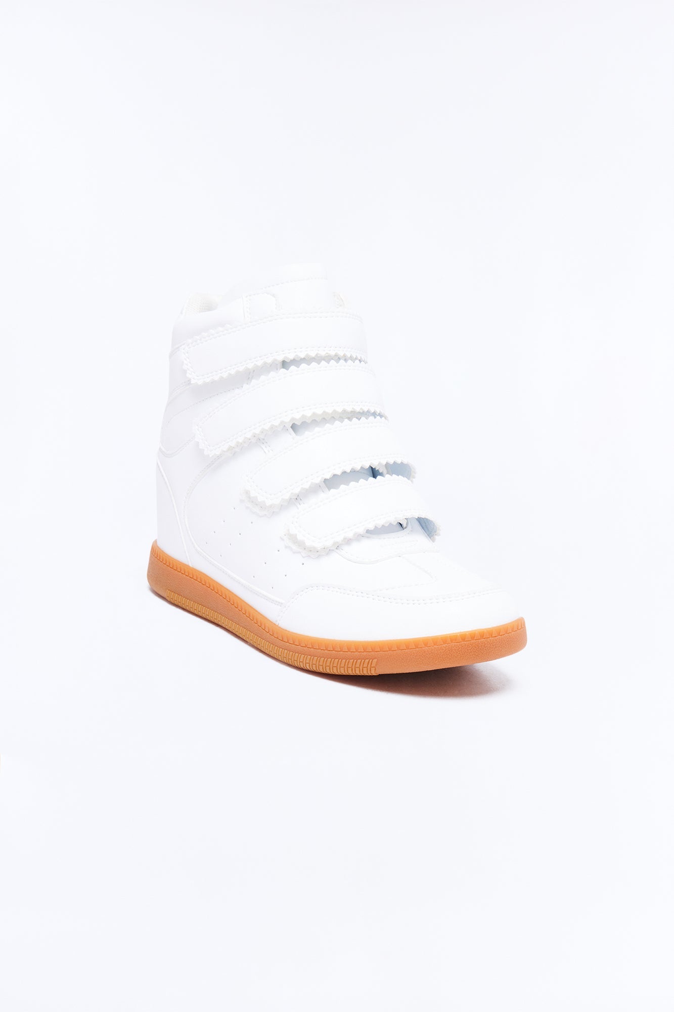 Tari Wedge Sneakers - White