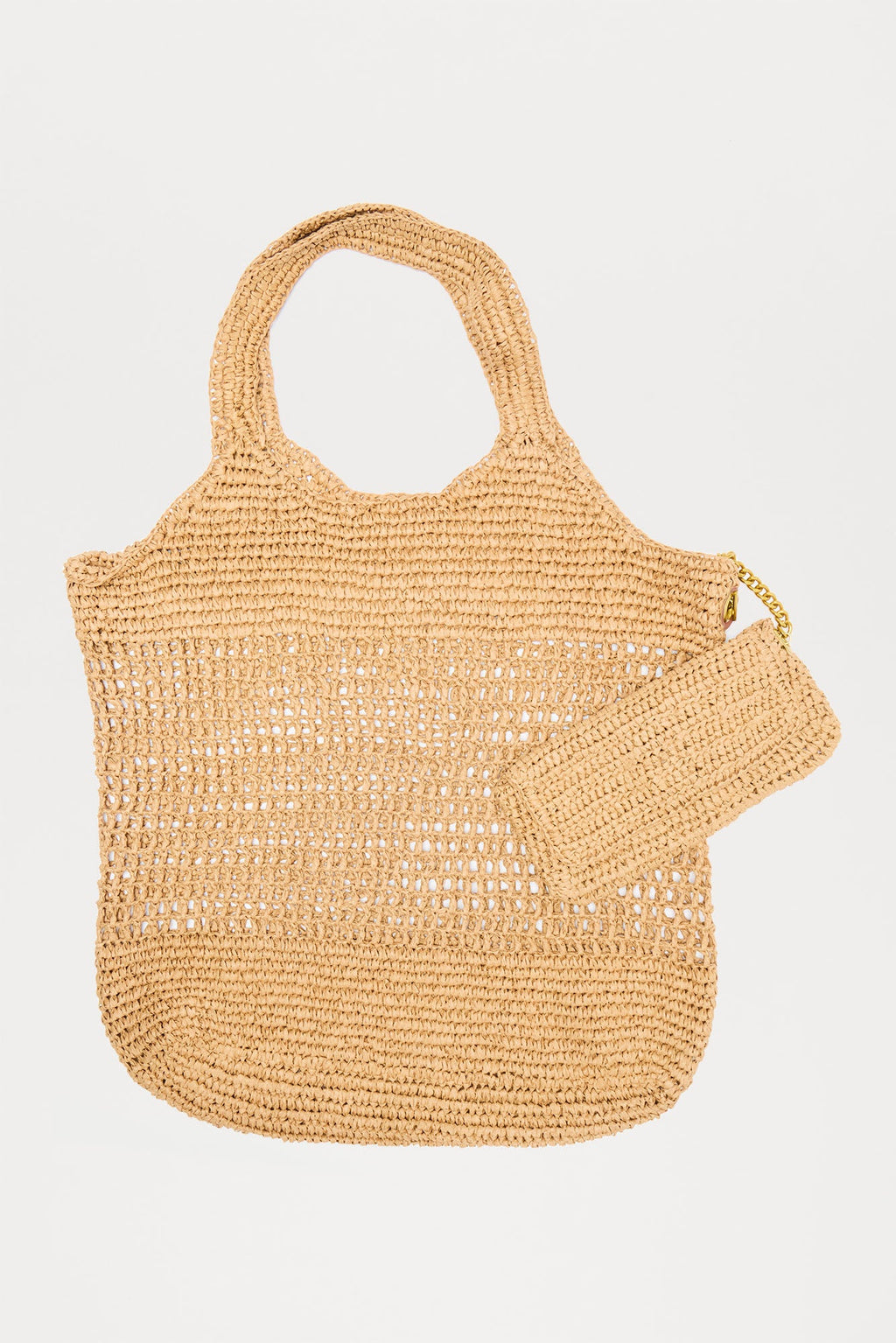 Sandy Toes Tote Bag - Tan