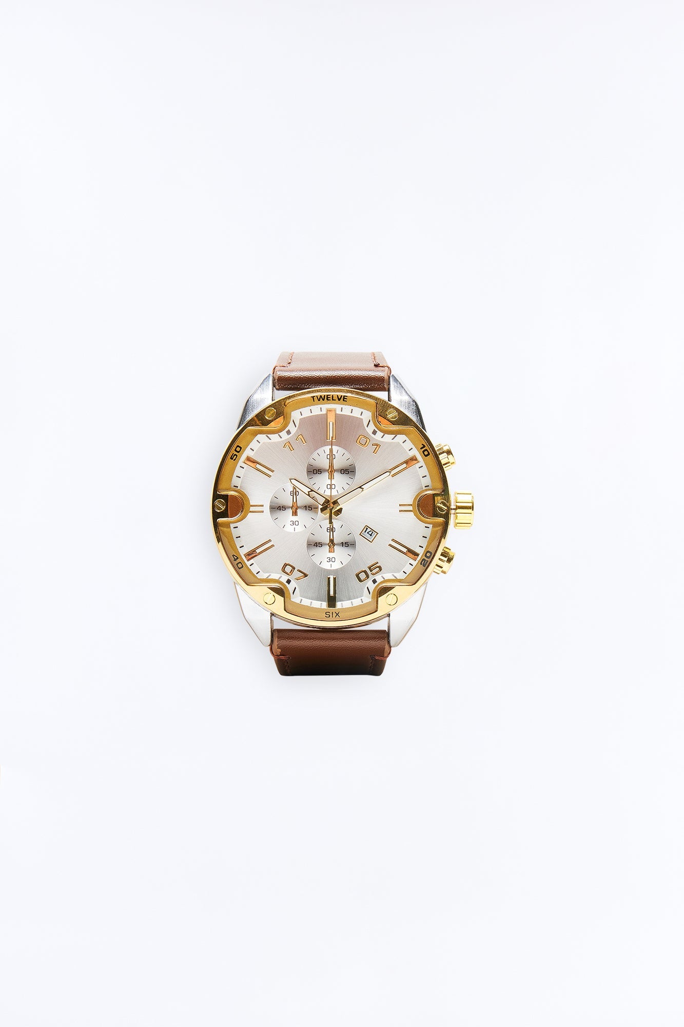 Heritage Chronograph Watch - Brown Combo