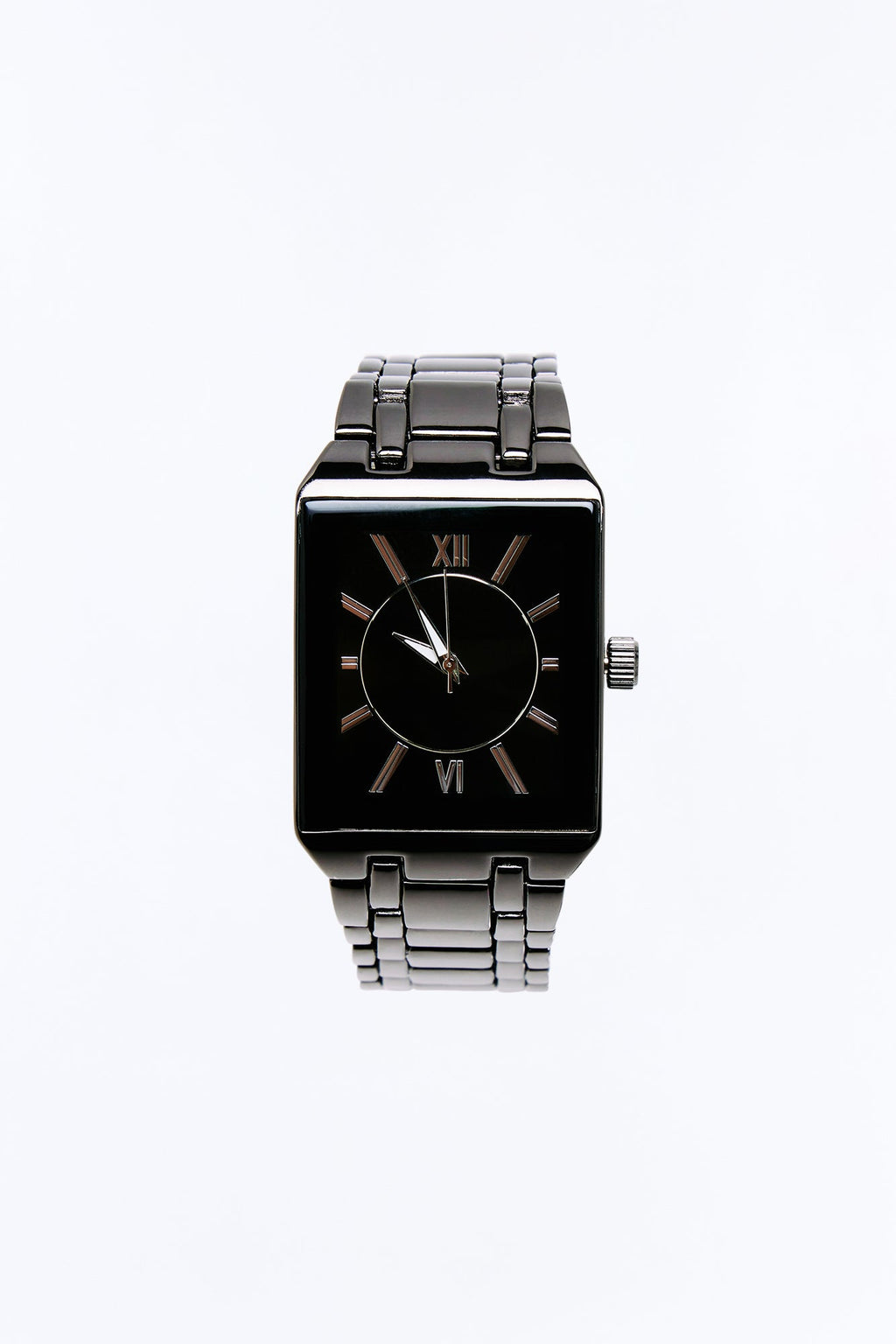 Obsidian Elegance Watch - Gunmetal