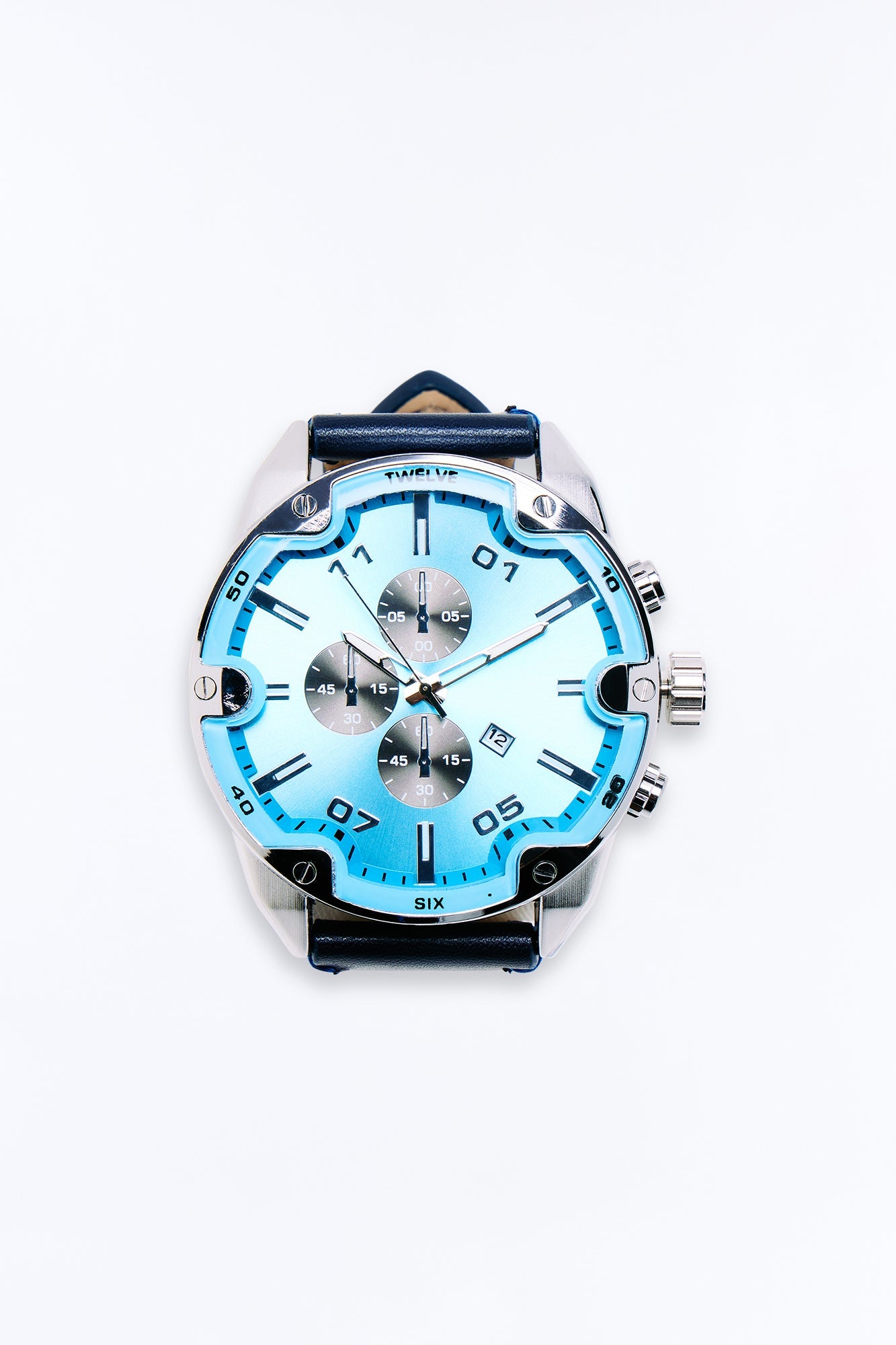 Marine Horizon Watch - Silver/Blue