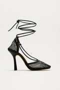 Always Remember Me Mesh Pumps - Black