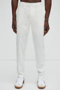 Bahamas Straight Linen Trousers - White