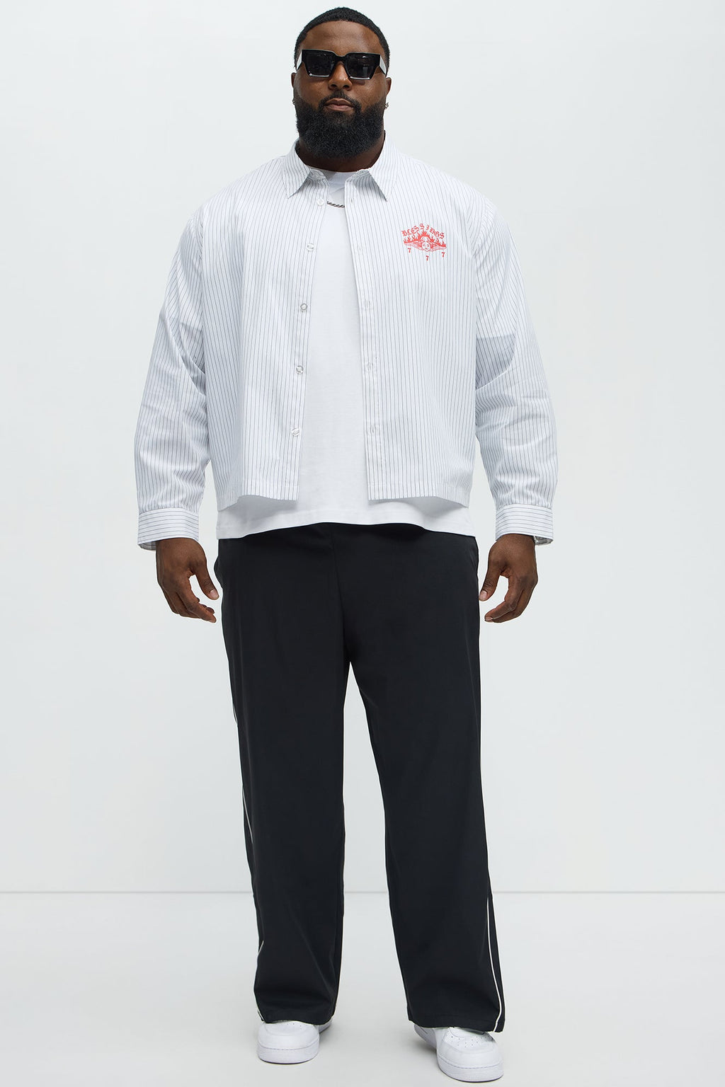 Star Boi Baggy Pants - Black