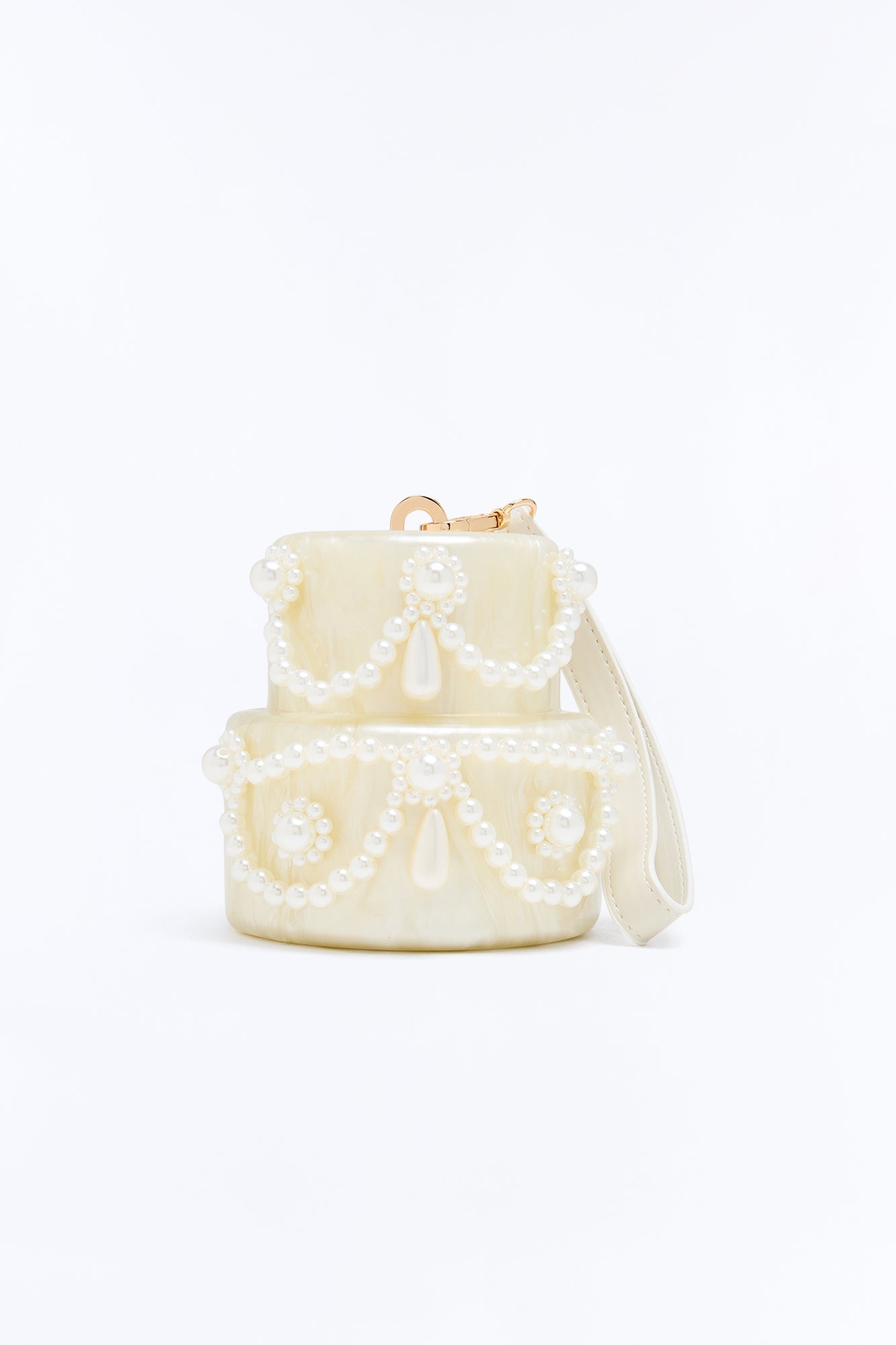 Sweet As A Cake Novelty Clutch - Ivory