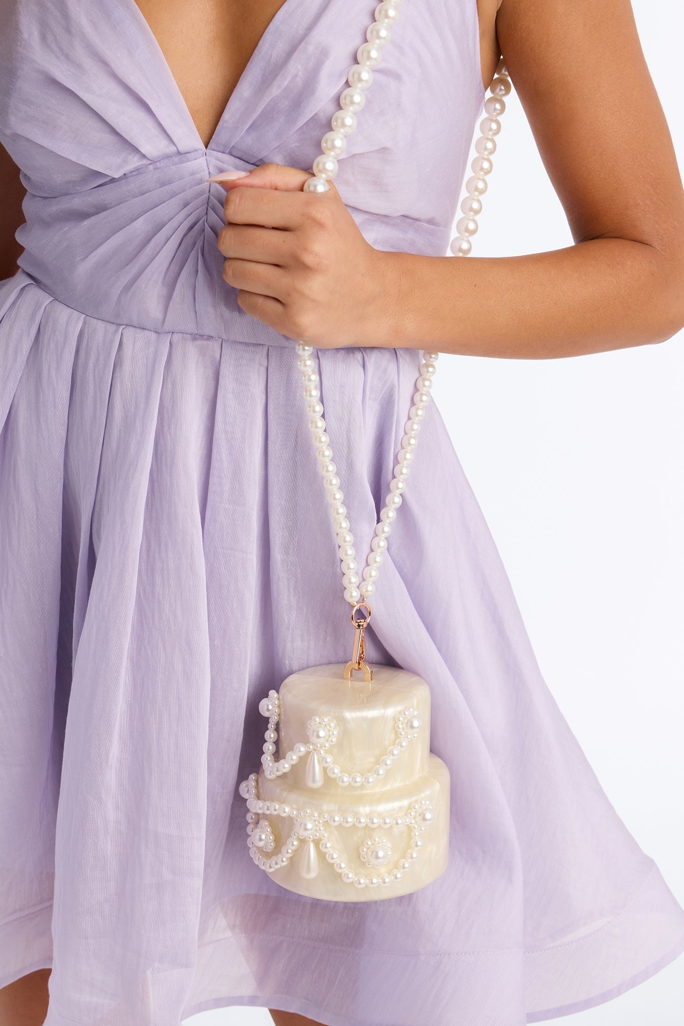 Sweet As A Cake Novelty Clutch - Ivory