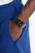 Obsidian Elegance Watch - Gunmetal