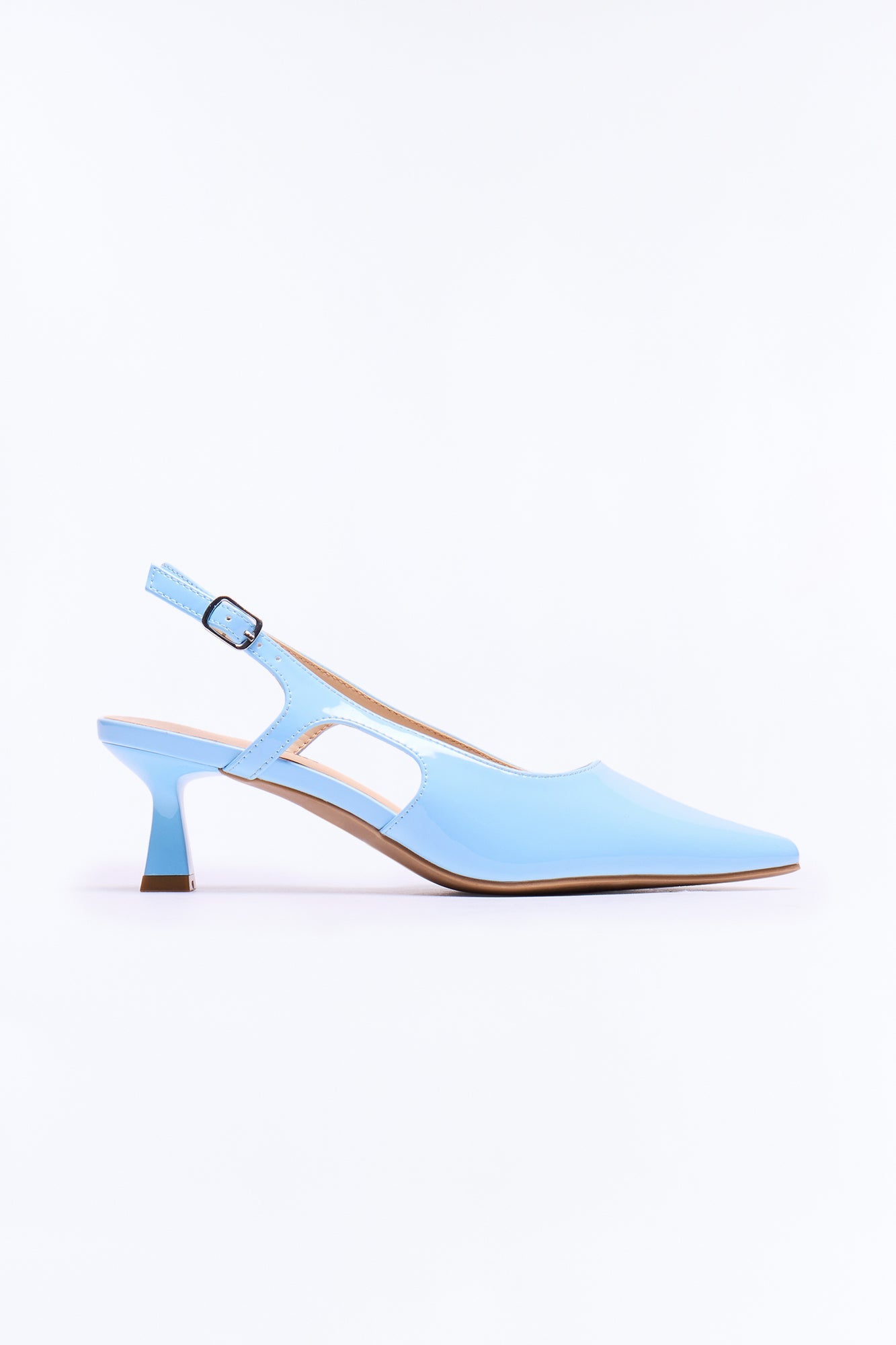 Alena Slingback Pumps - Light Blue