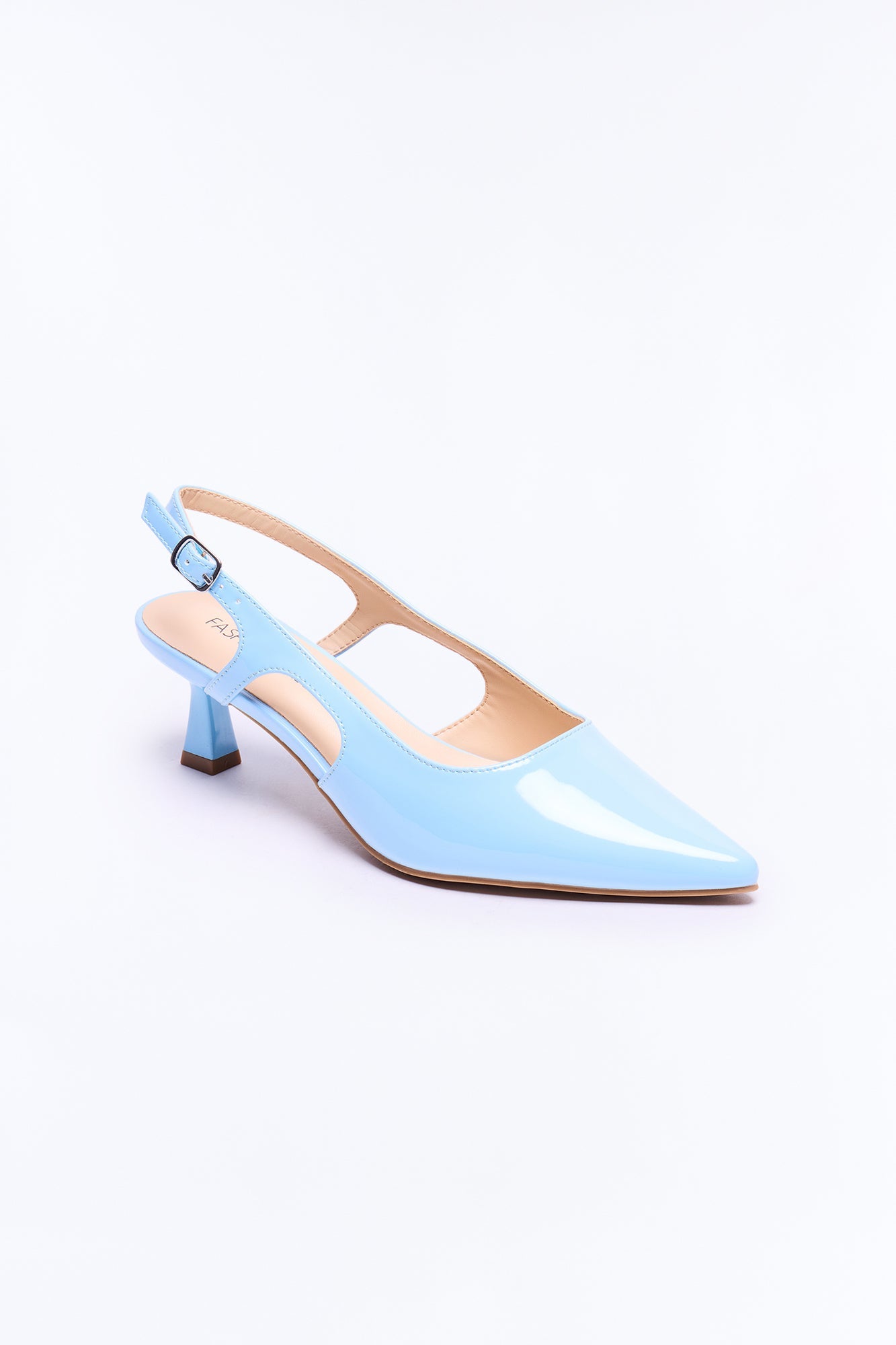 Alena Slingback Pumps - Light Blue