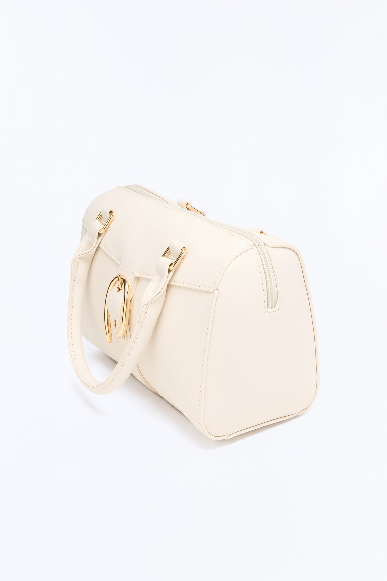 On My Good Side Faux Leather Handbag - Ivory
