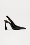 Milani Buckle Slingback Pumps - Black