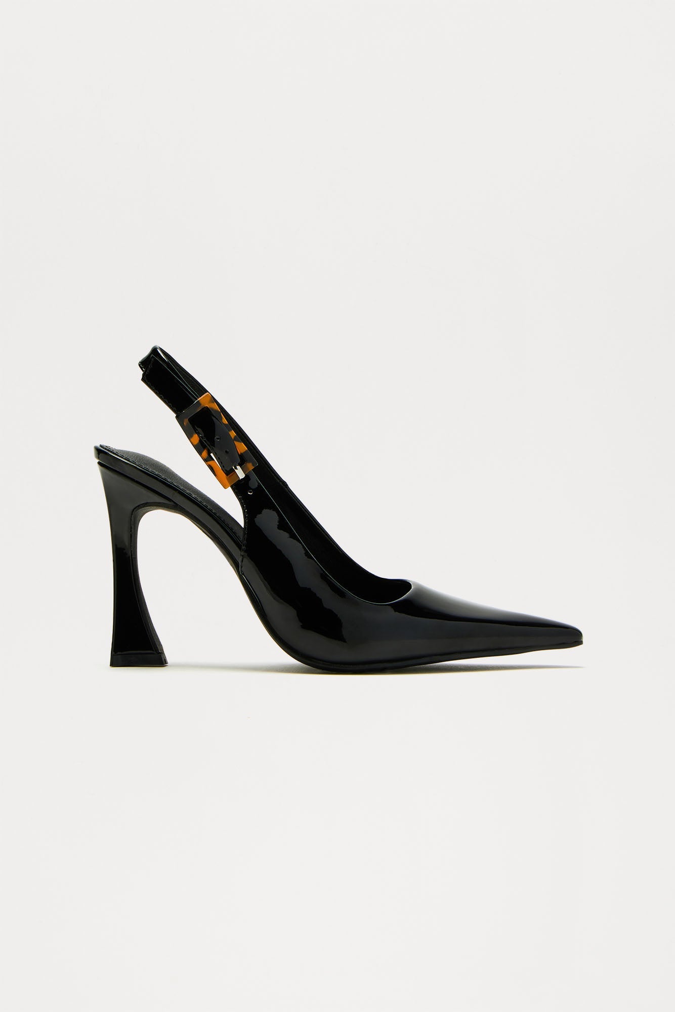 Milani Buckle Slingback Pumps - Black