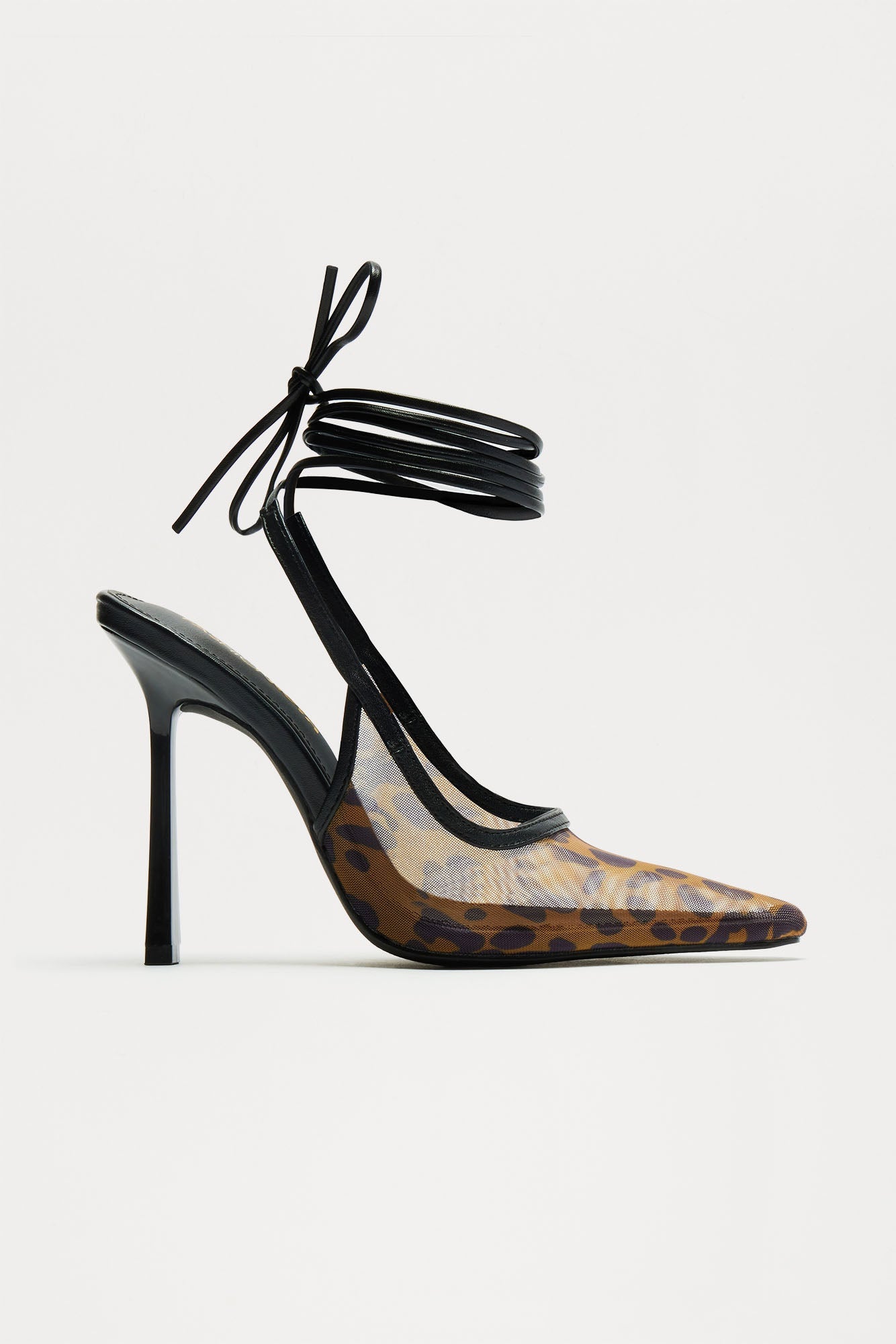 Leia Wrap Up Pumps - Leopard