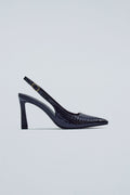 Samantha Slingback Pumps - Black/combo