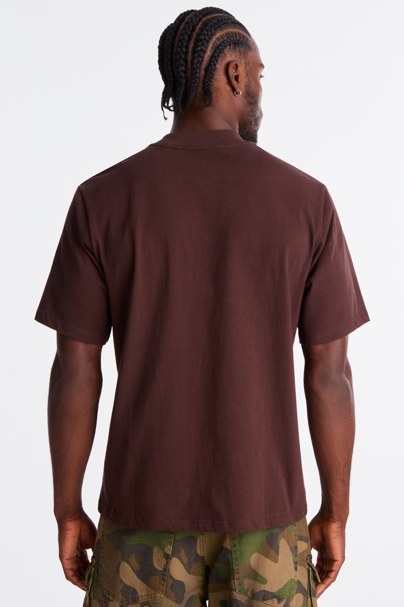 Oversized Heavyweight Tee 240GSM - Brown