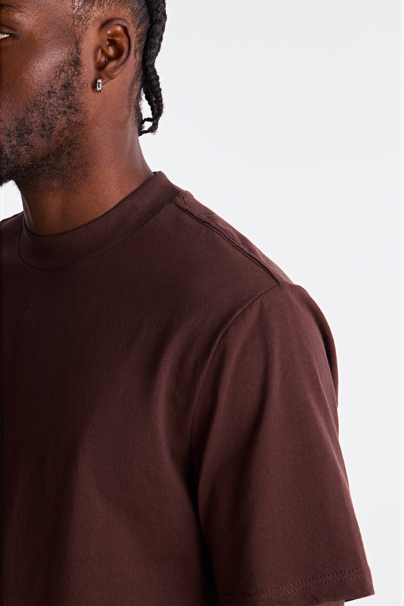Oversized Heavyweight Tee 240GSM - Brown