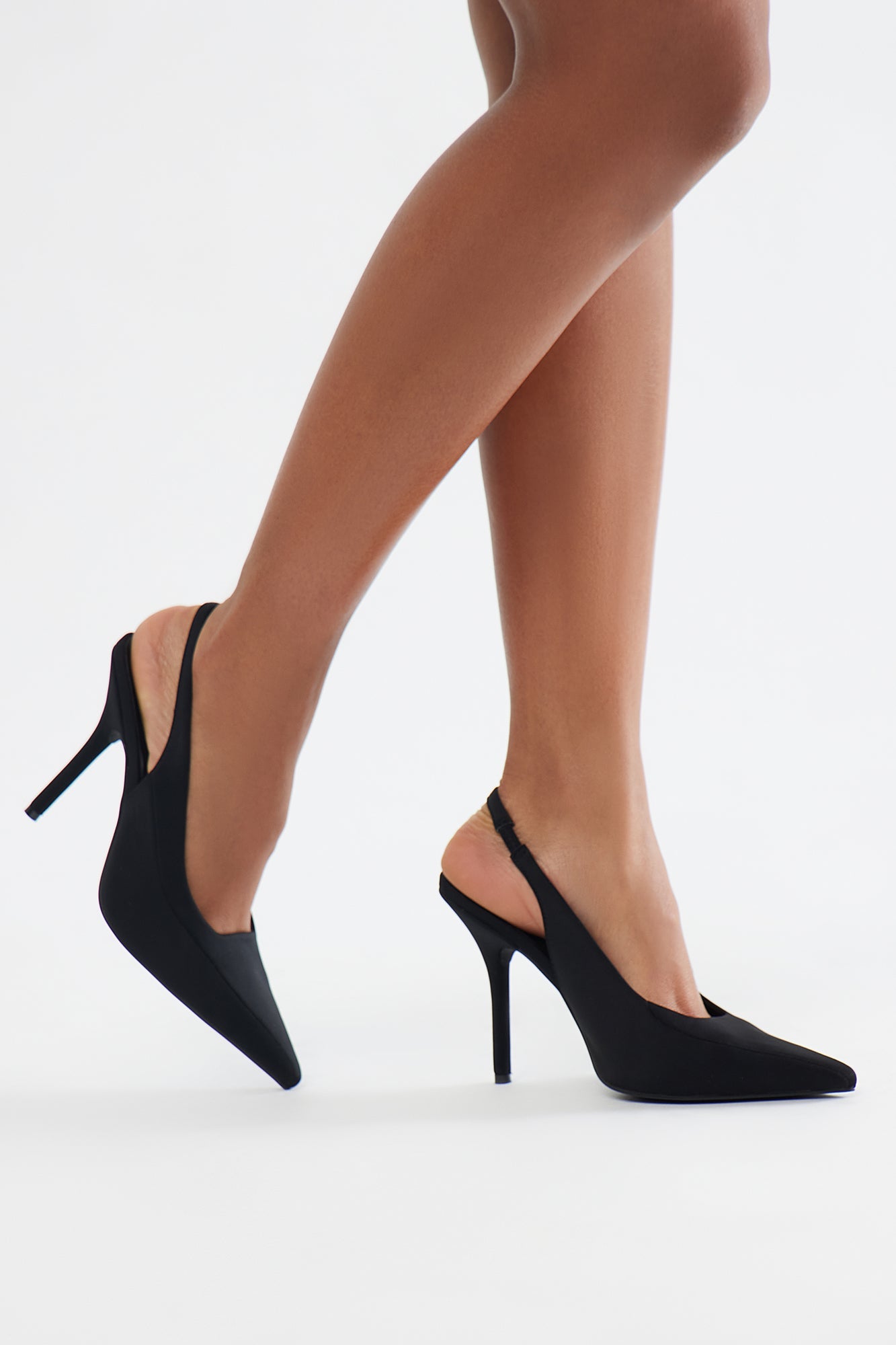 Davian Slingback Pumps - Black