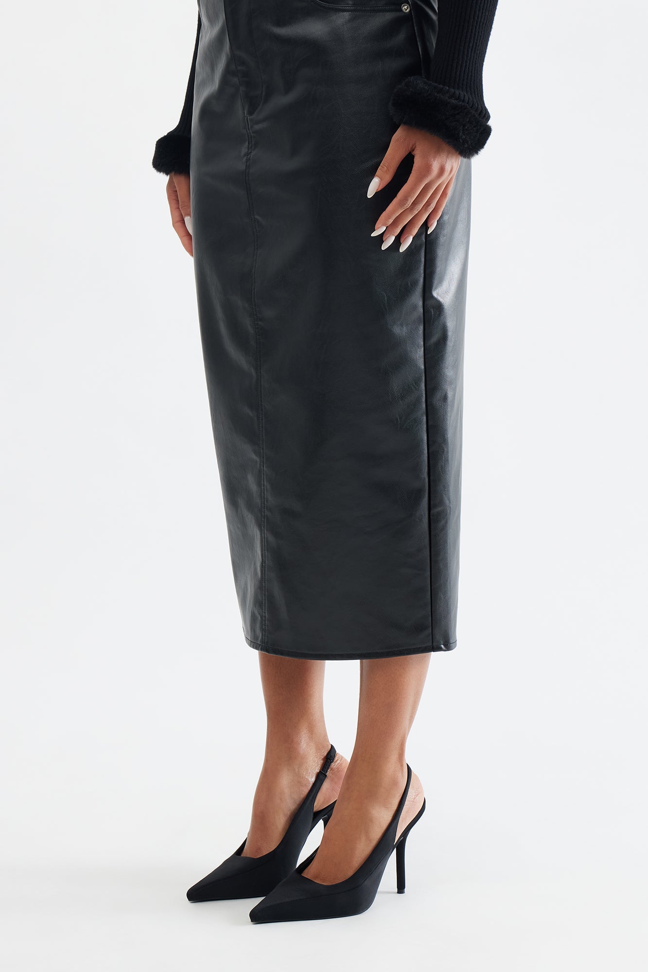 Davian Slingback Pumps - Black