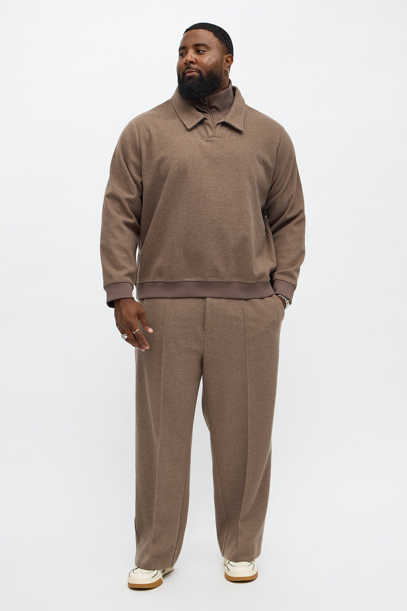 Baggy Mar Vista Stretch Tux Pant - Brown