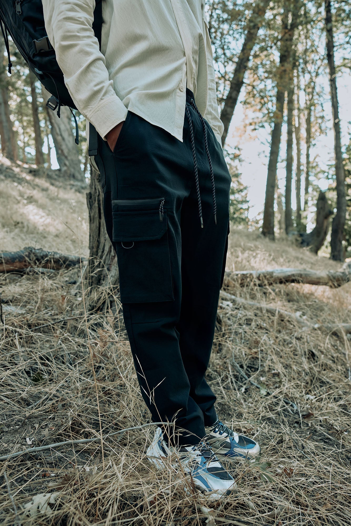 Desert Storm Stretch Cargo Pant - Black