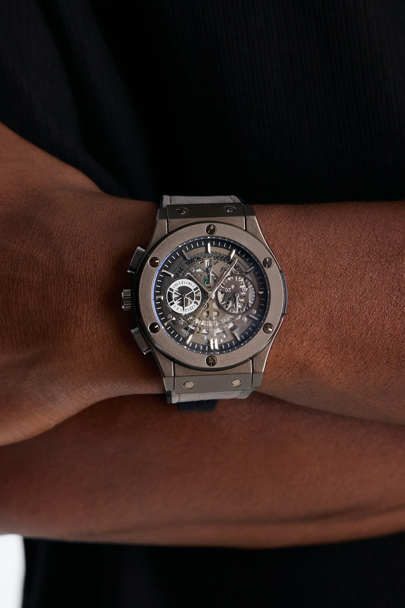 Lost In Time Analog Watch - Gunmetal