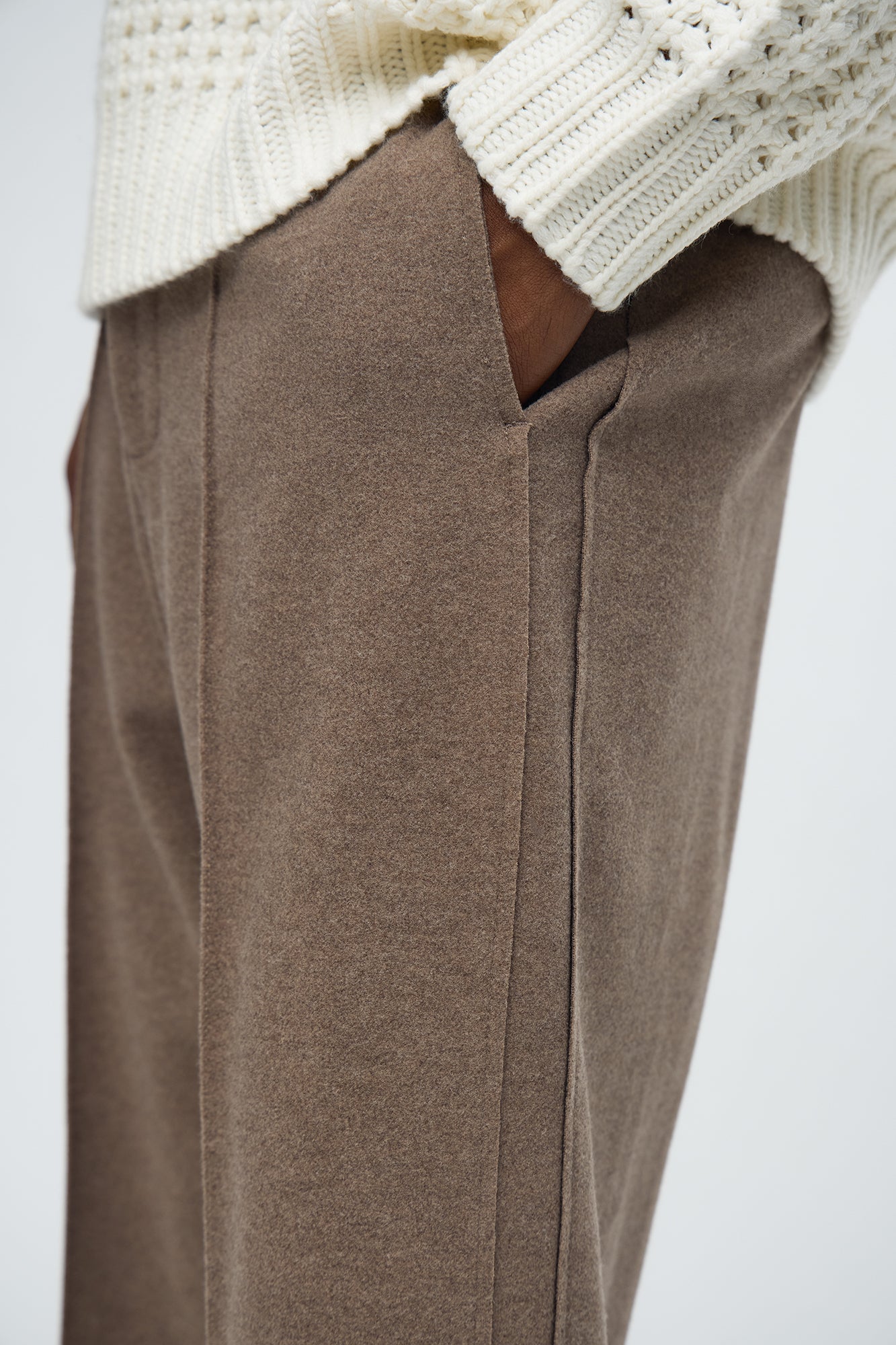 Baggy Mar Vista Stretch Tux Pant - Brown