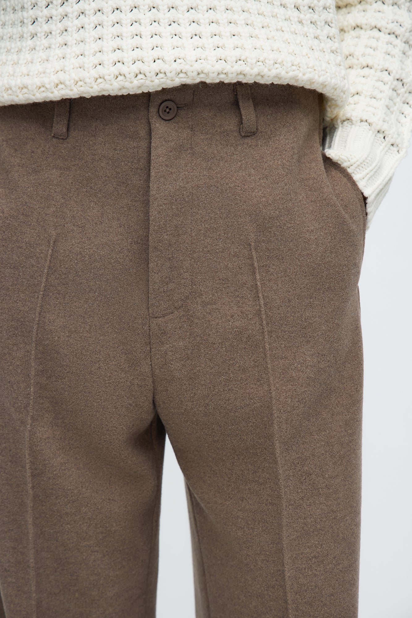 Baggy Mar Vista Stretch Tux Pant - Brown