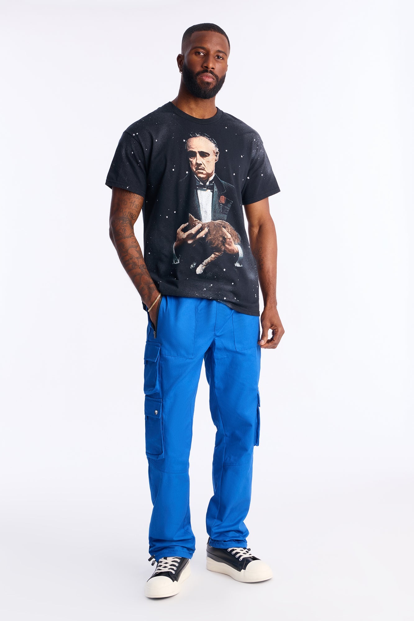 Roaming Twill Cargo Pants - Blue