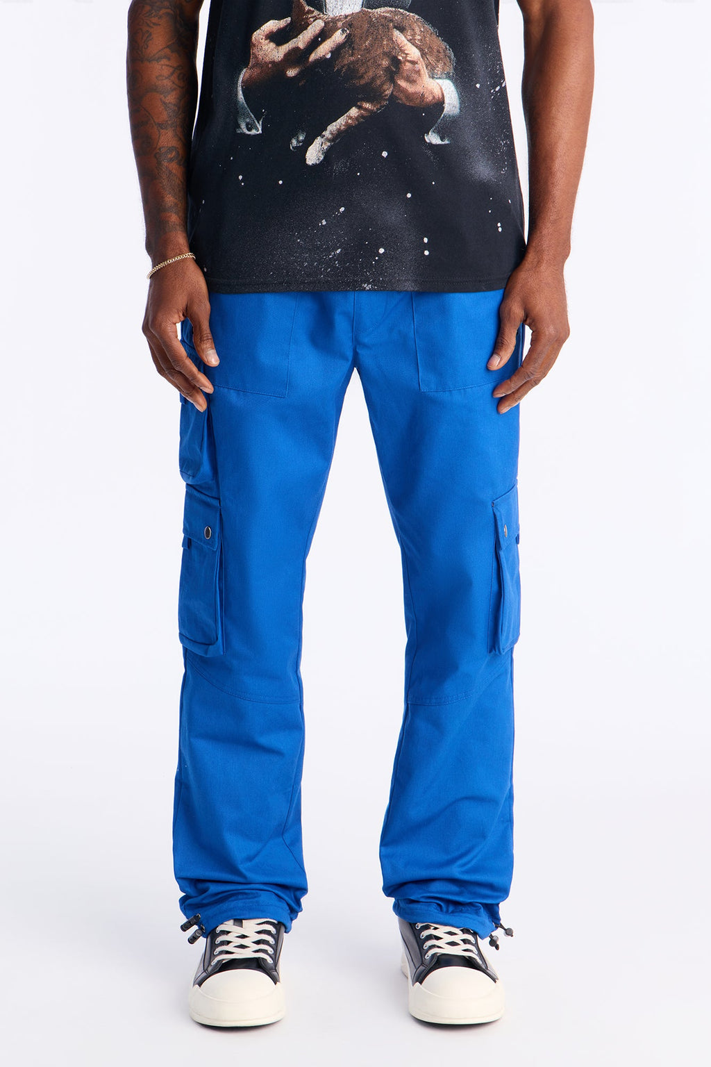 Roaming Twill Cargo Pants - Blue