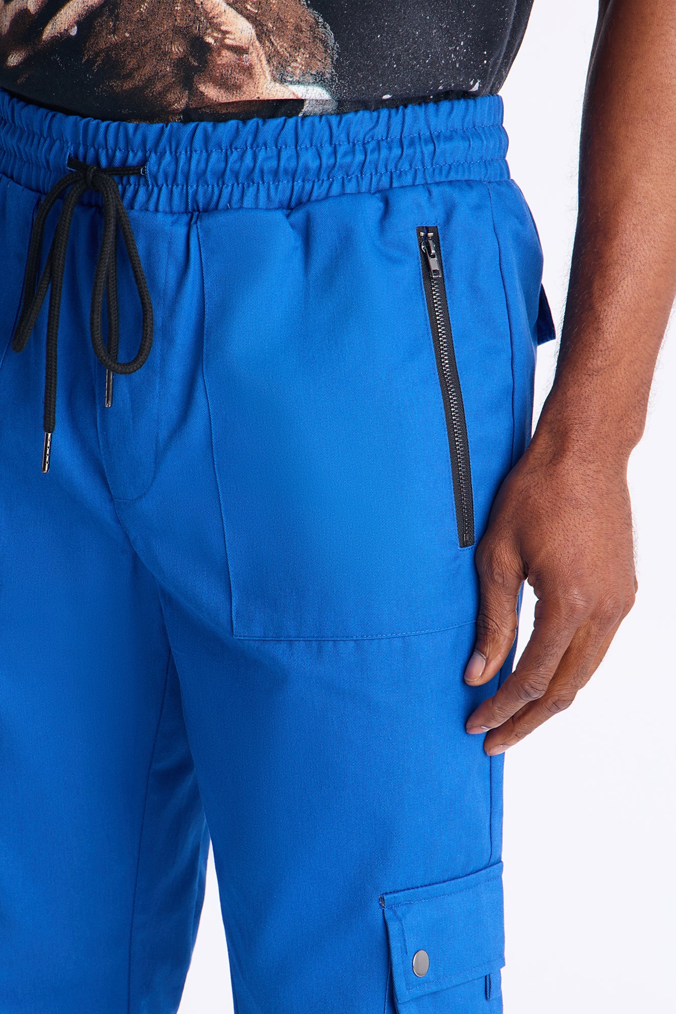 Roaming Twill Cargo Pants - Blue