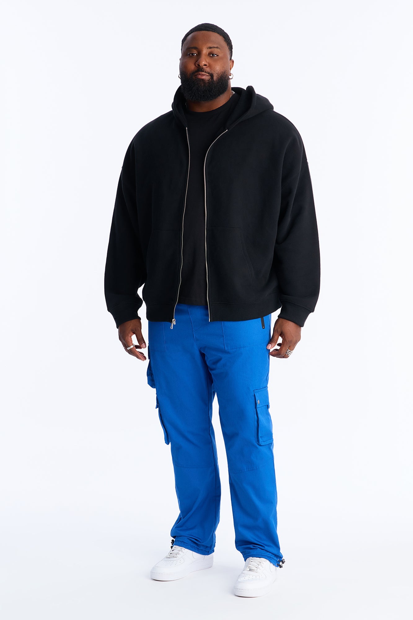 Roaming Twill Cargo Pants - Blue