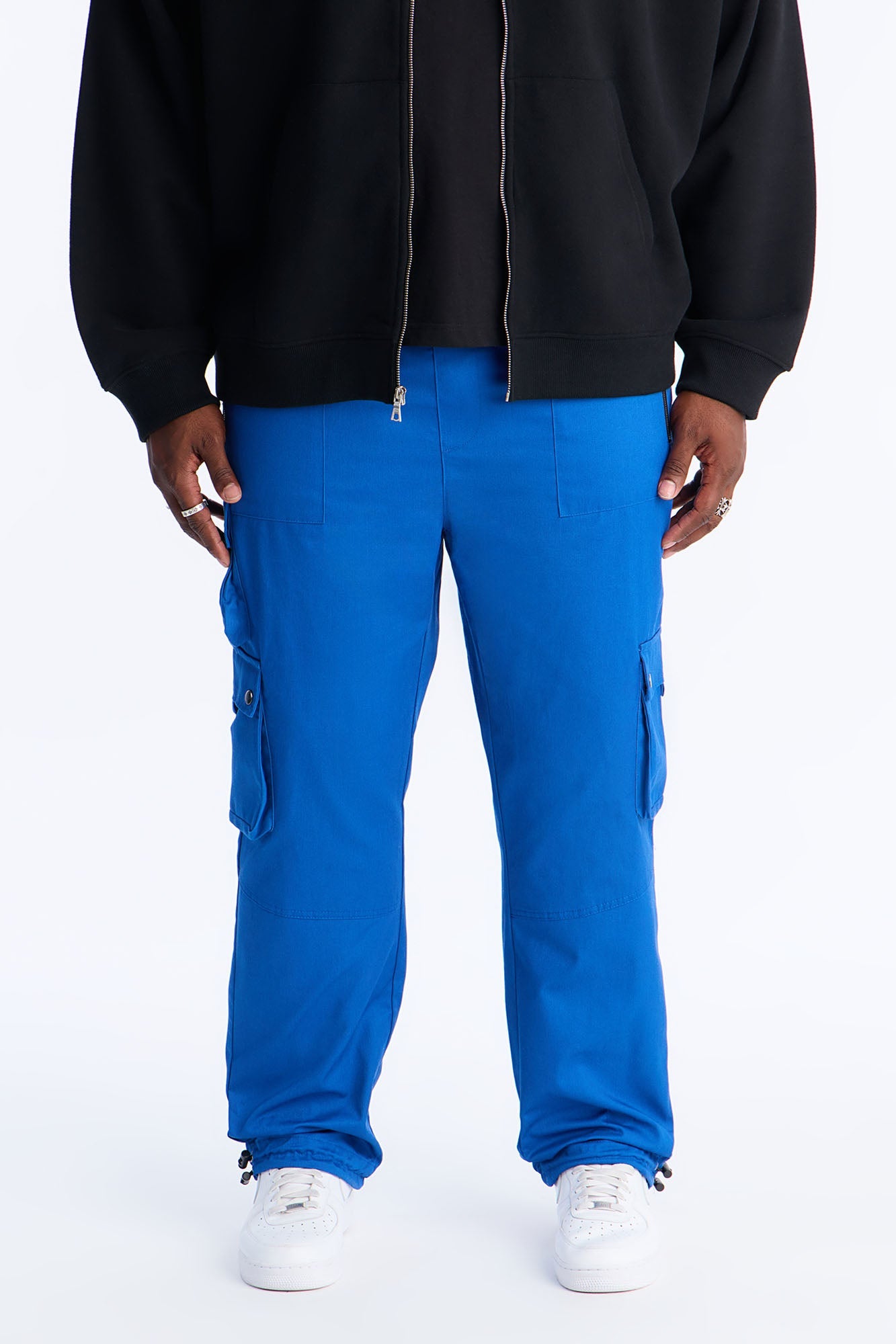 Roaming Twill Cargo Pants - Blue