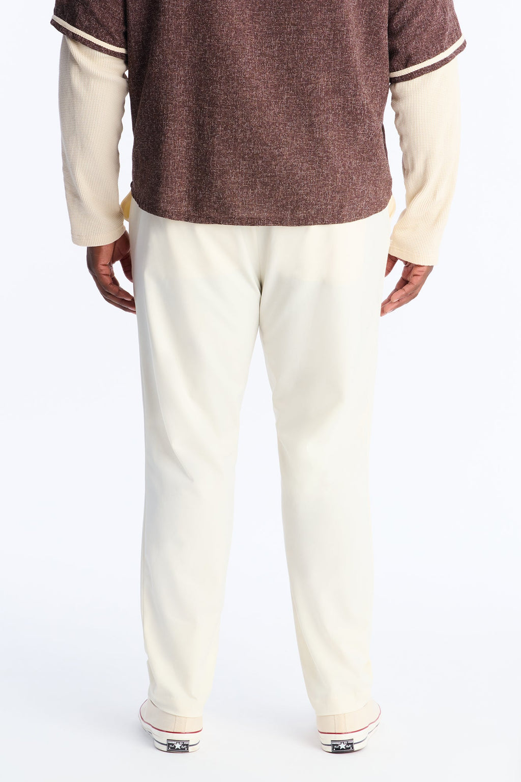 The Modern Stretch Slim Trouser - Cream