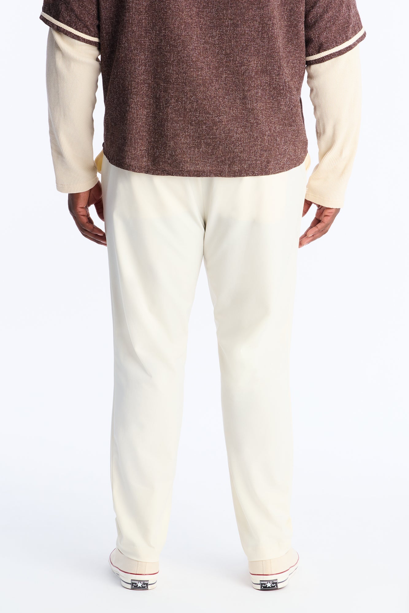 The Modern Stretch Slim Trouser - Cream