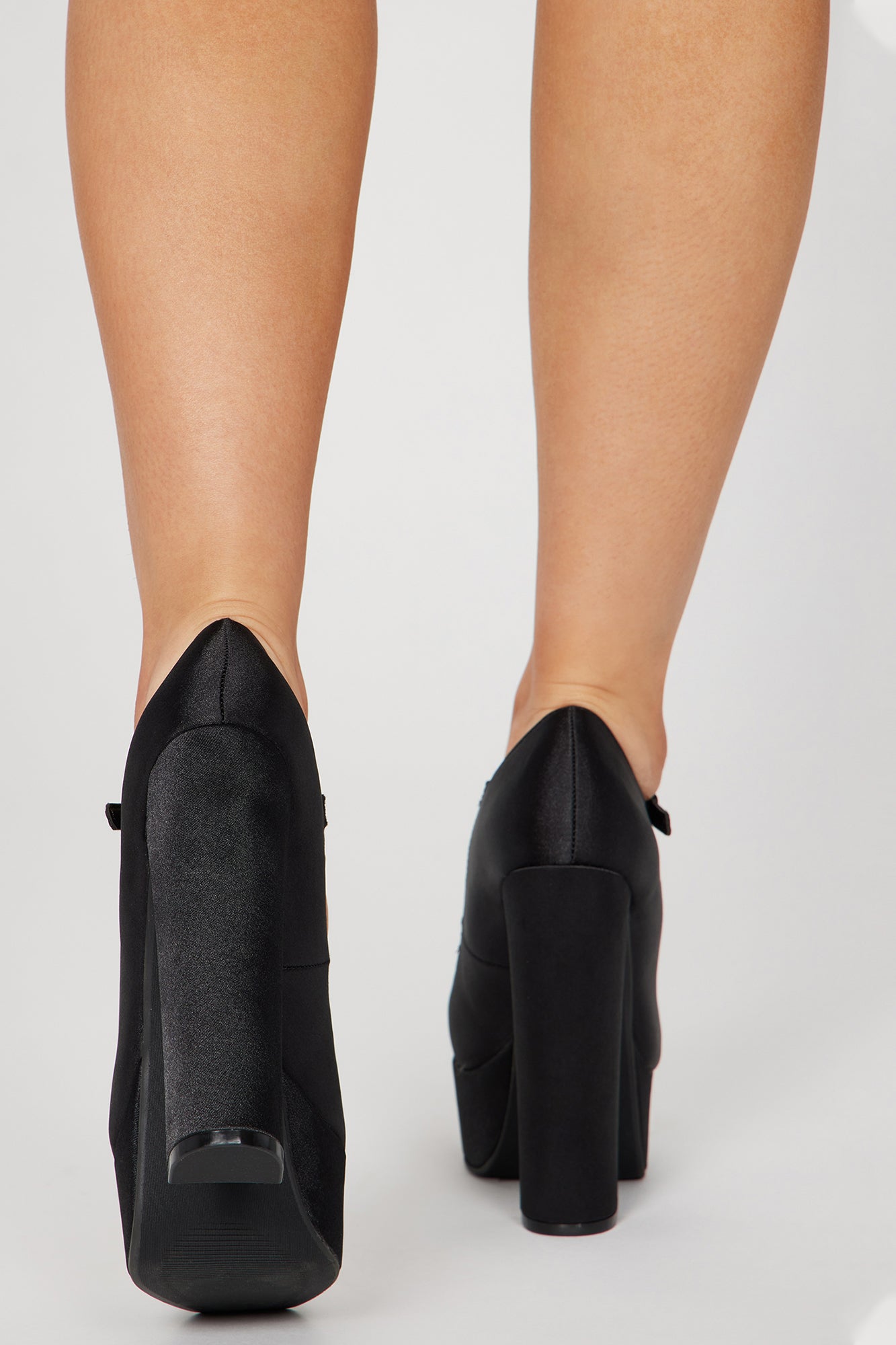 Wait Too Long Platform Pumps - Black