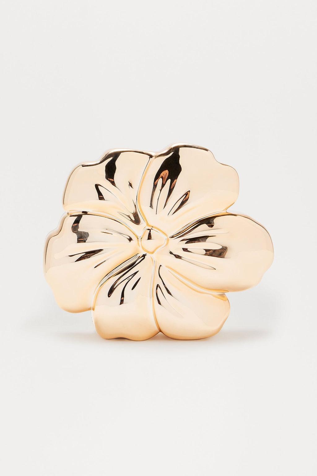 Betty Floral Handbag - Gold