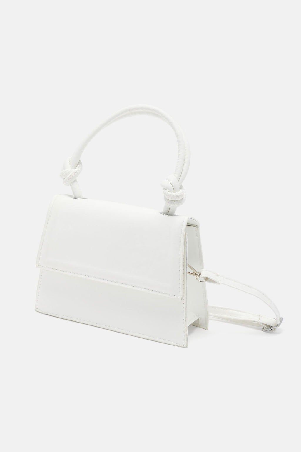 Never Too Late Handbag - White