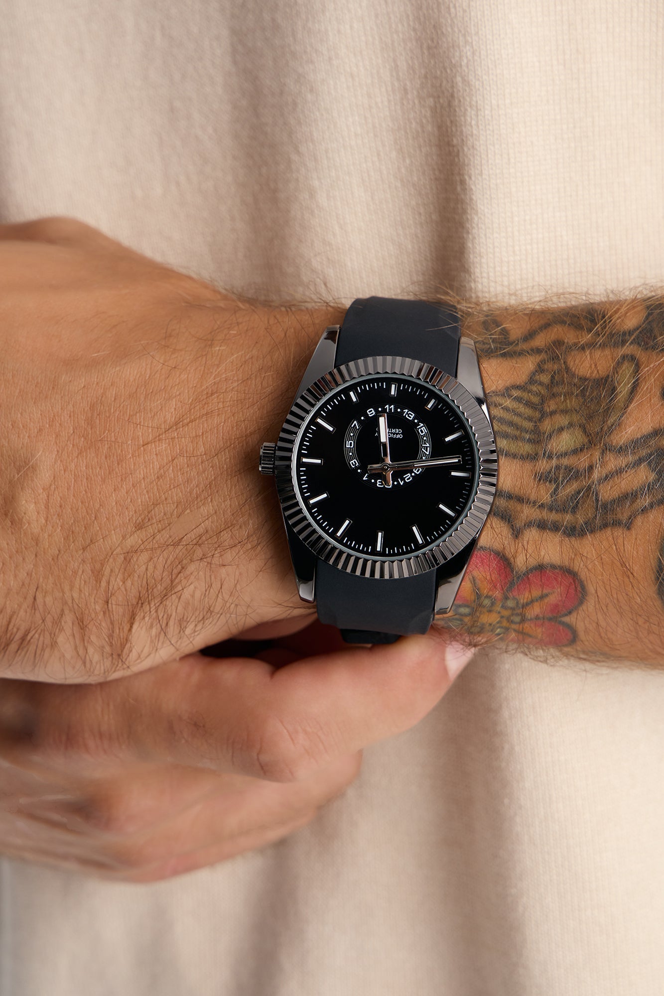 Time Passing By Watch - Gunmetal