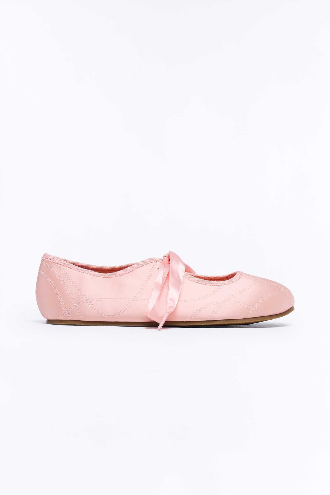 Evia Satin Bow Sneakers - Pink