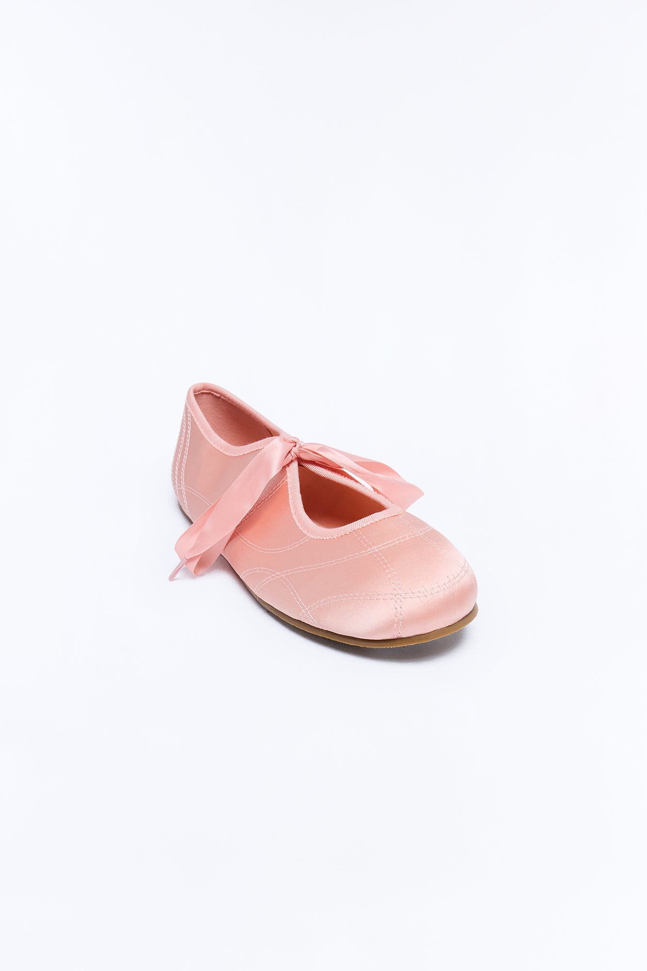 Evia Satin Bow Sneakers - Pink