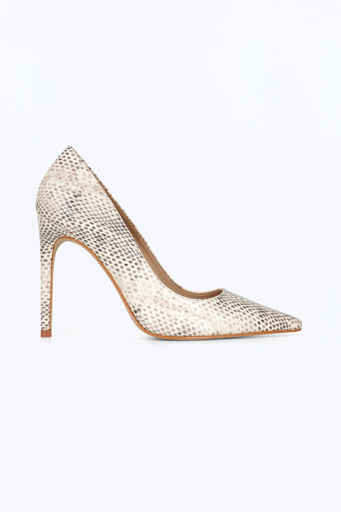 Steve Madden Noir Snake Pumps - Natural/Combo